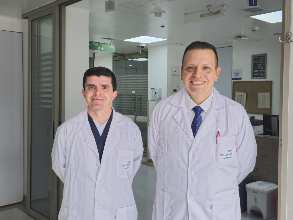 Equipo médico de la Unidad de Gastroenterología.