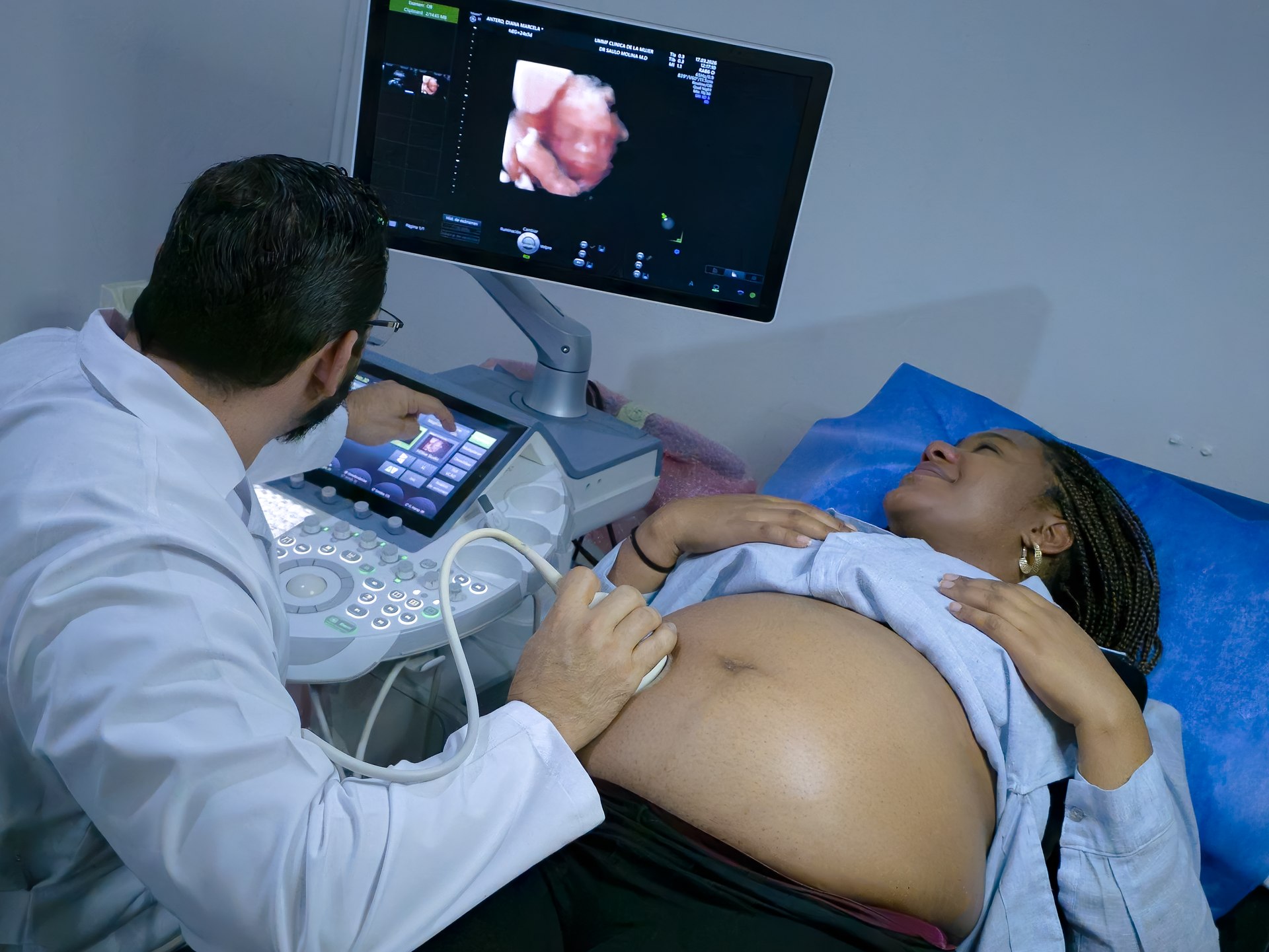 Valoración mediante ecografía obstétrica.